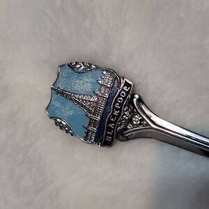 Blackpool Souvenir Spoon silver tone